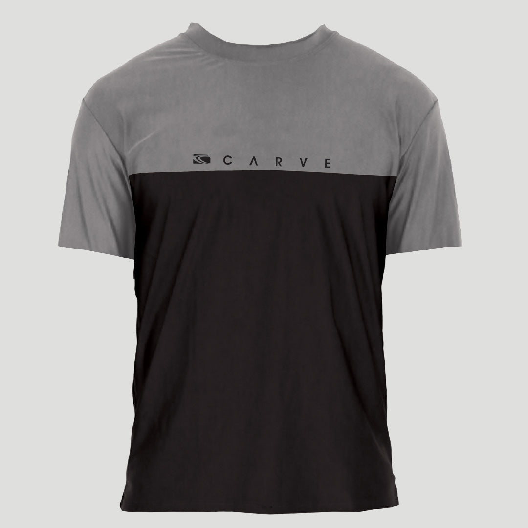 Breakline Mens Rash Vest - Grey / Black