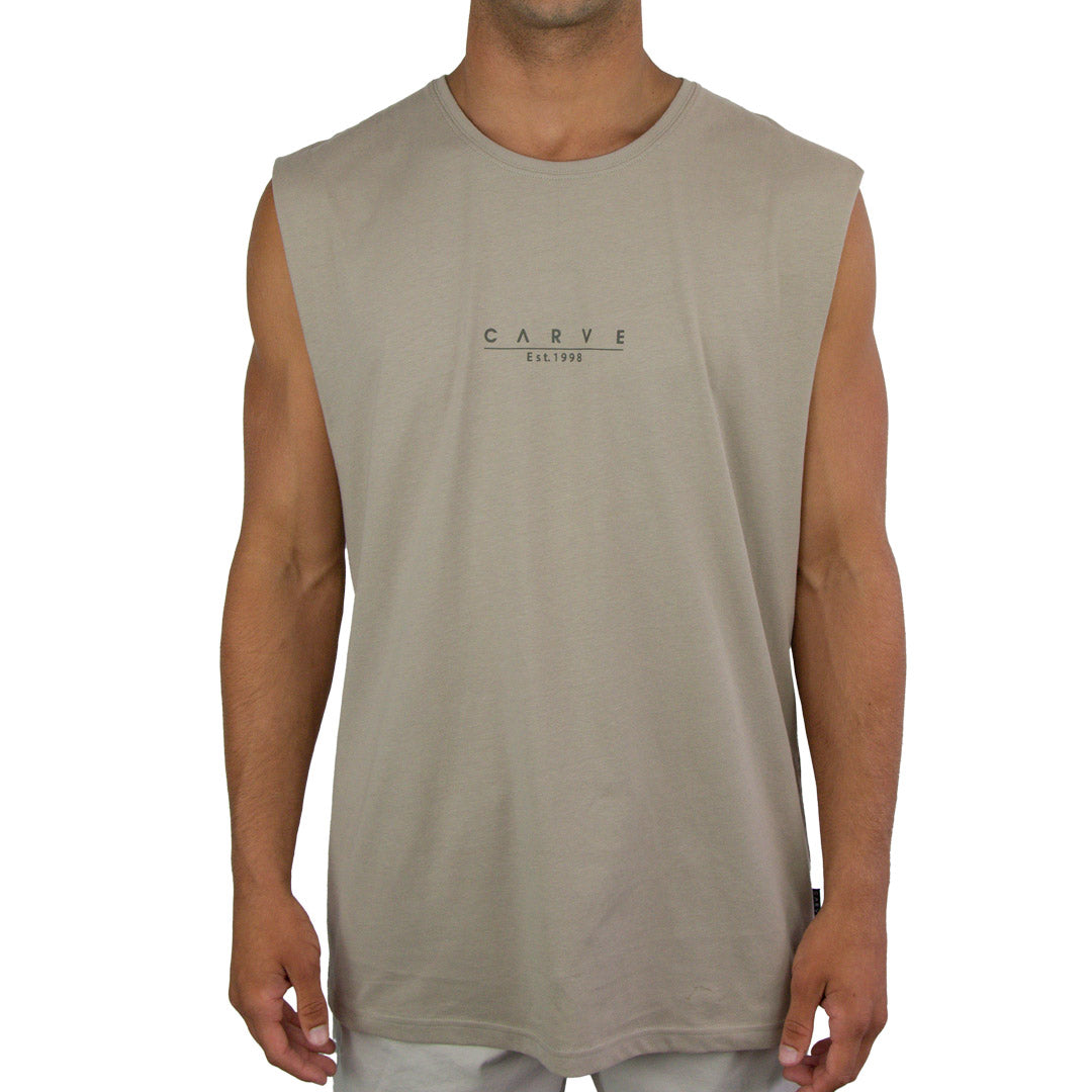 Legacy - Mens Muscle Tank - Vintage Khaki