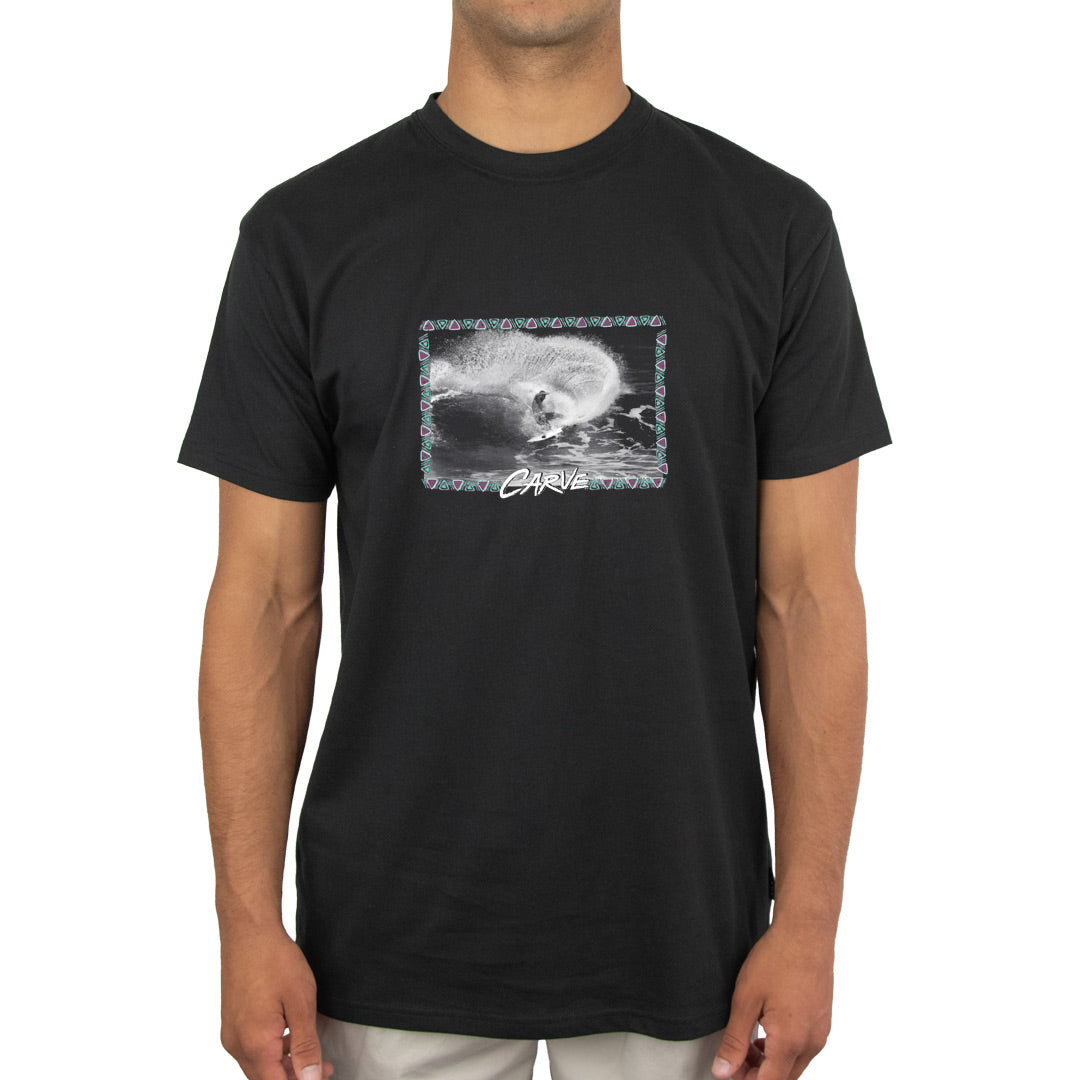 Mundaka - Mens Short Sleeve Tee - Black