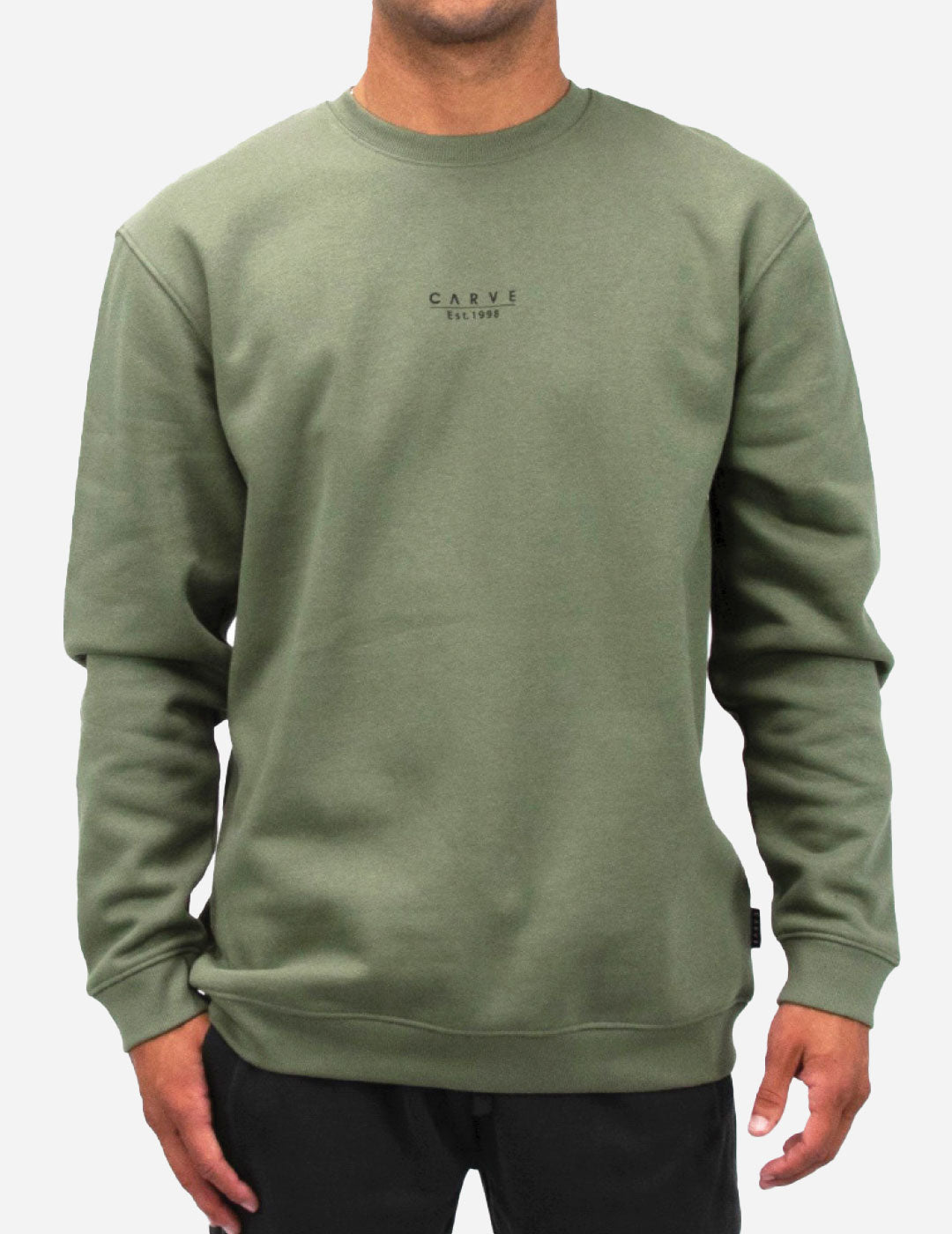 ENDLESS CREW - Men’s Sweatshirt - Moss Green