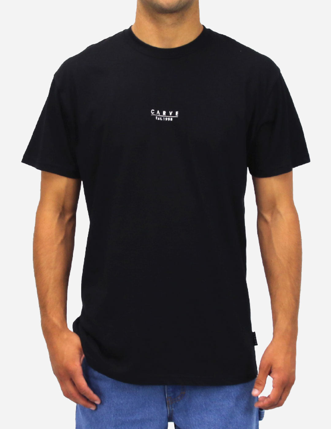 HERITAGE - Men’s Basic Short Sleeve Tee - Black