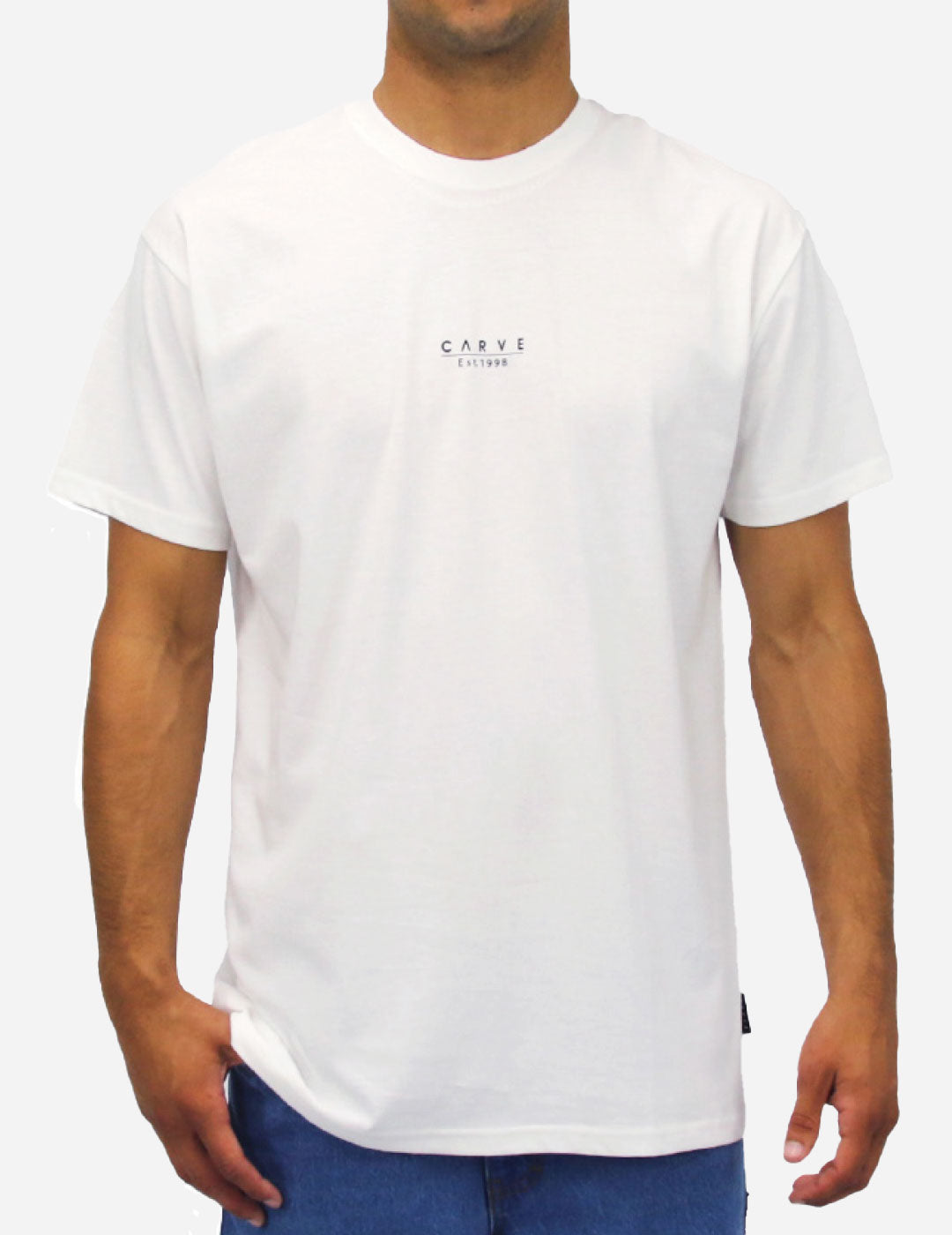 HERITAGE - Men’s Basic Short Sleeve Tee - White