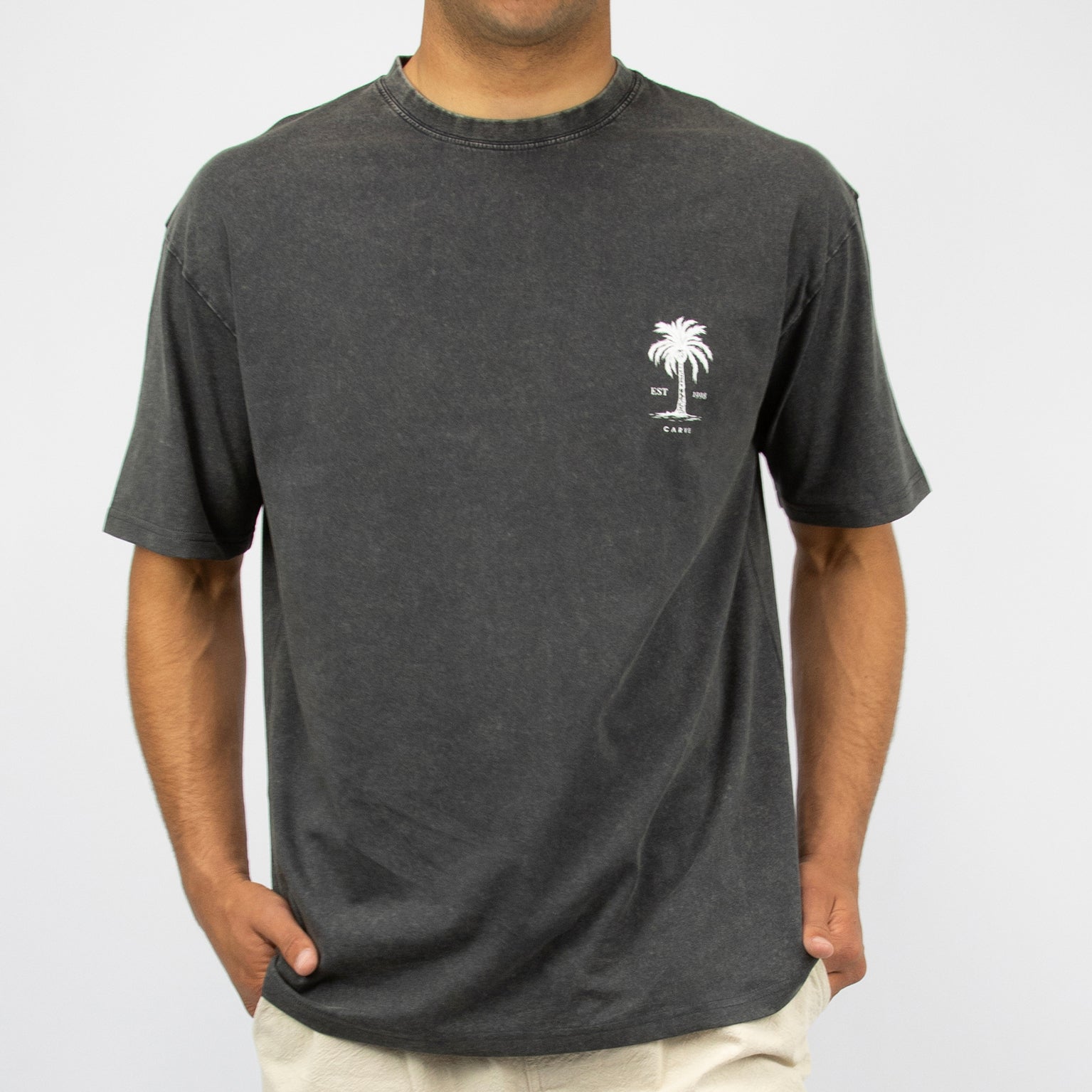 ARECA - Hulk's oversized short sleeve tee - Charcoal