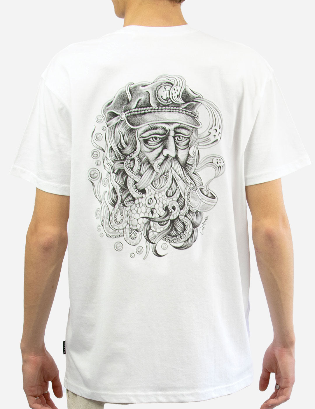BUCCANEER - Men's basic short sleeve tee - White