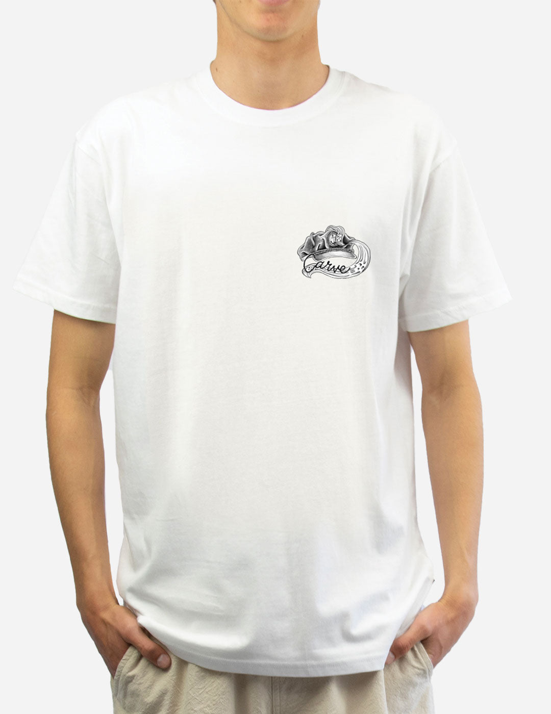 BUCCANEER - Men's basic short sleeve tee - White