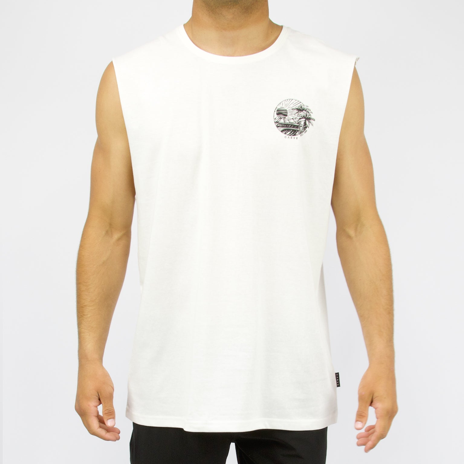 EVENTIDE - Boy's sleeveless muscle top - Whipped Butter
