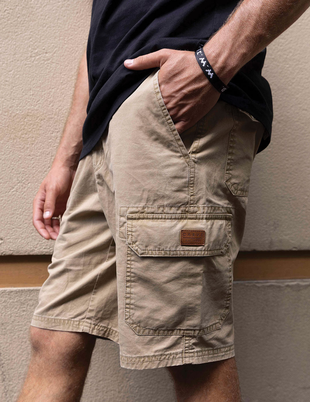 FORT - Men's cargo walkshort - Camel