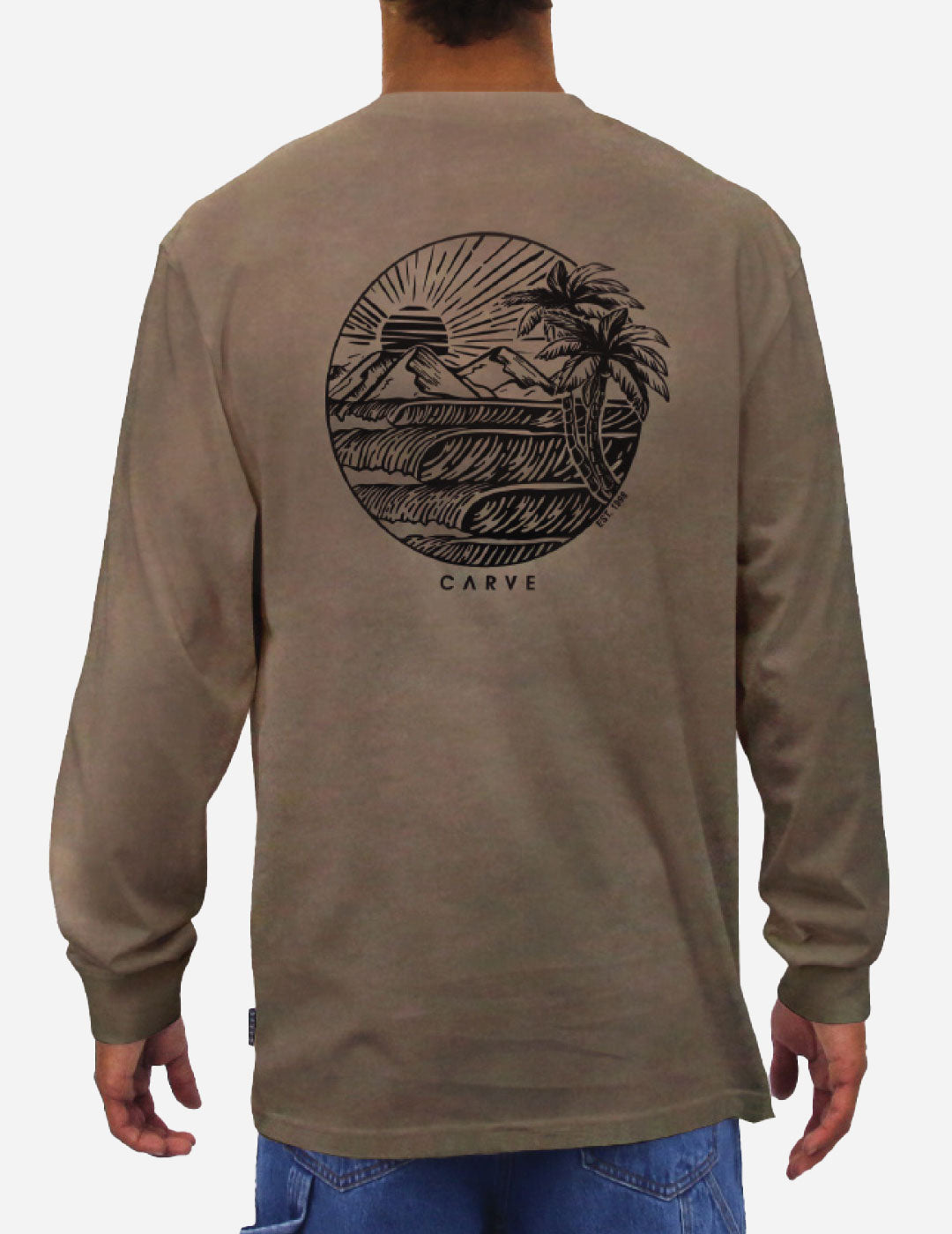 EVENTIDE - Men’s Long Sleeve Tee - Driftwood