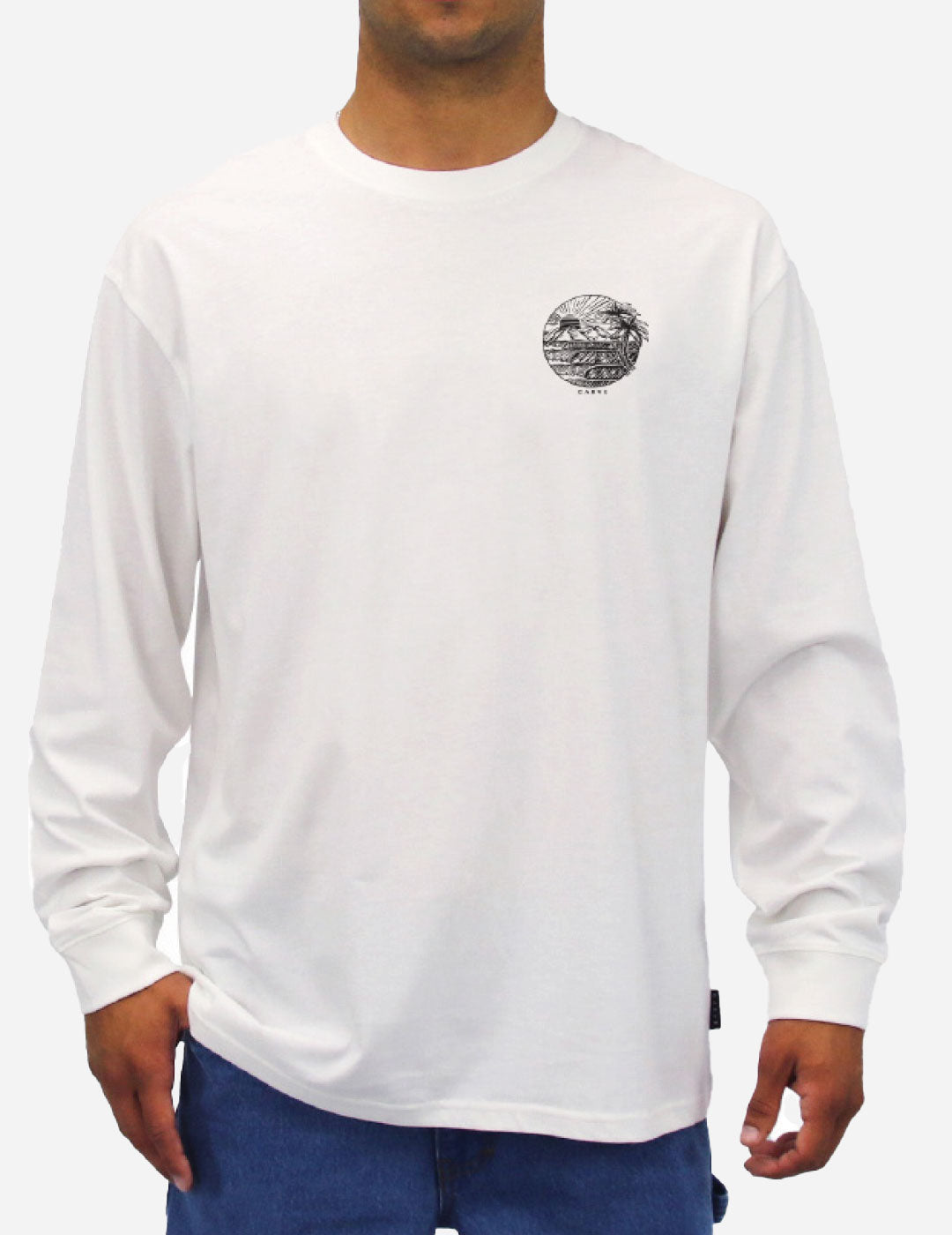 EVENTIDE - Men’s Long Sleeve Tee - White