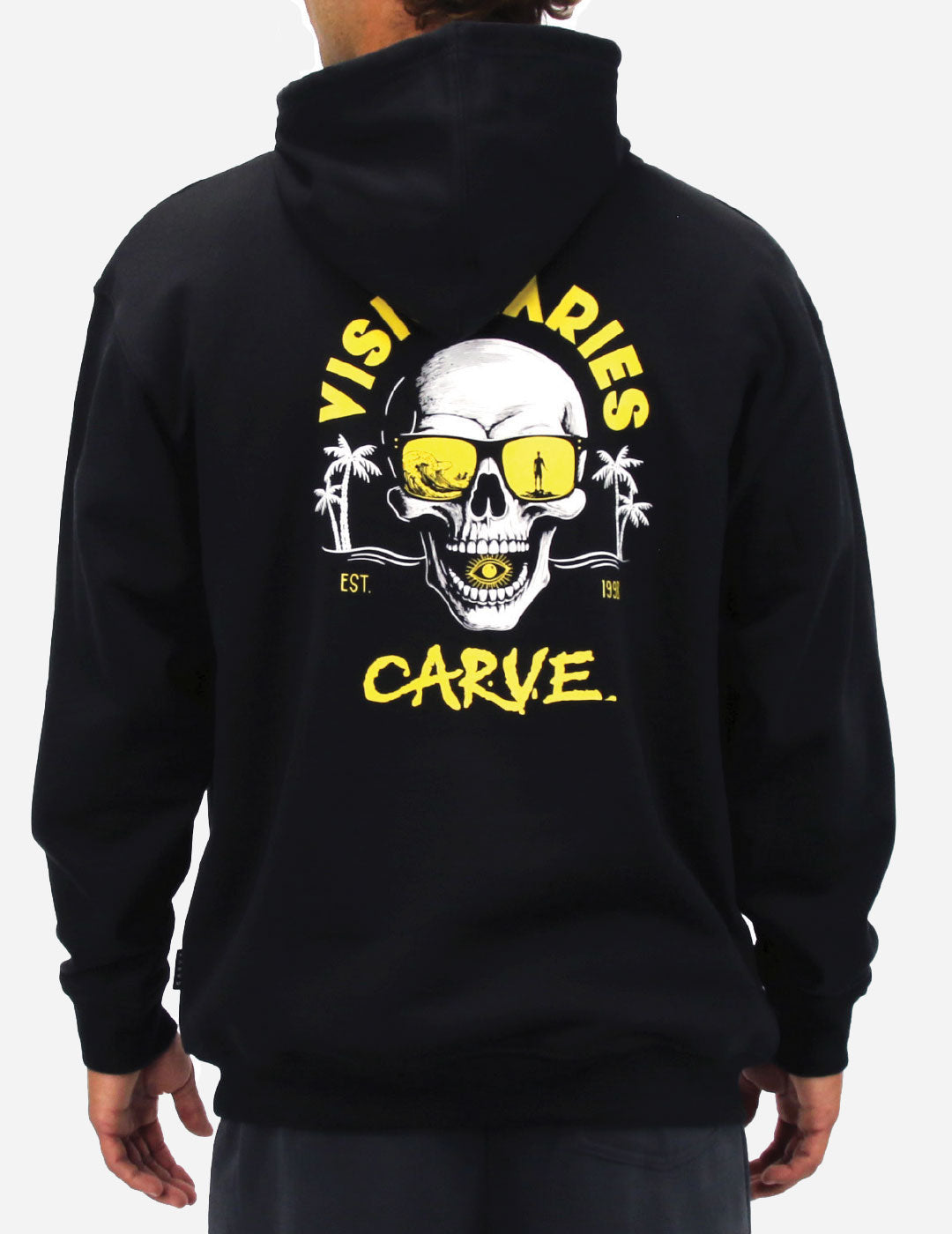 RAMBLER - Men’s Pullover Hoodie Fleece - Black