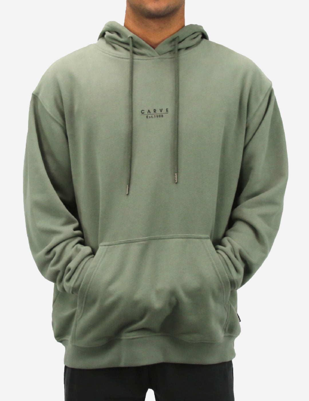 HERITAGE - Men’s Pullover Hoodie French Terry - Moss Green