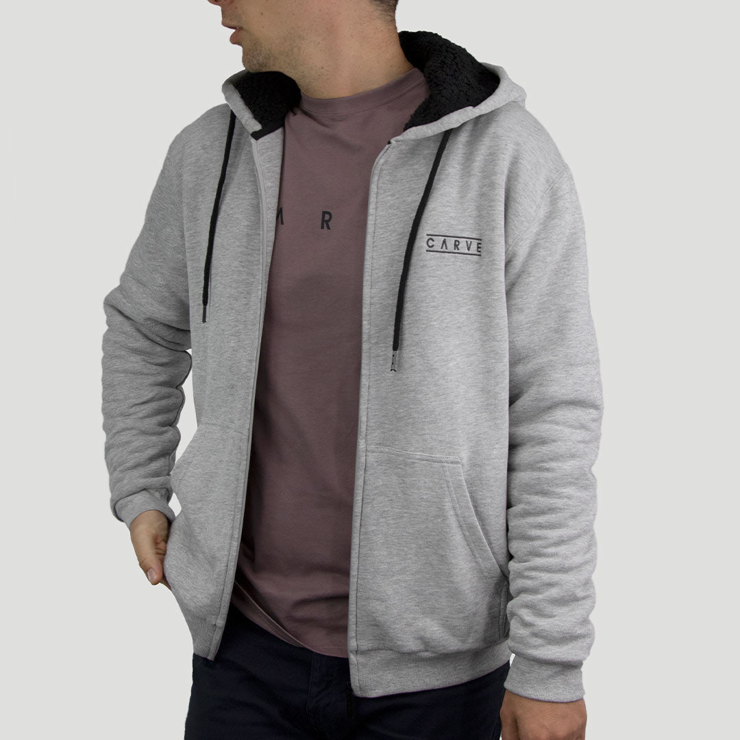 Himalayan - Boys Jacket - White Grey Marle