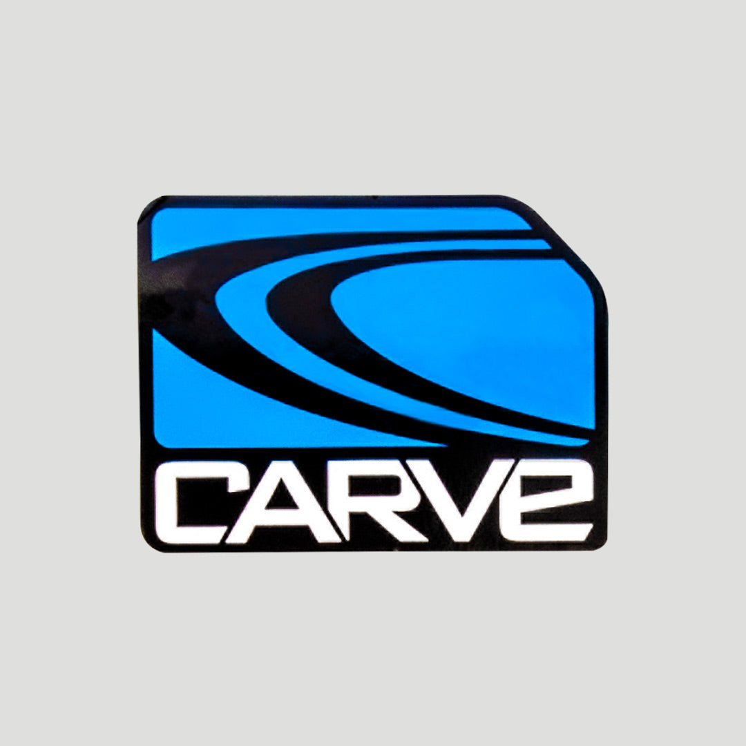 C A R V E Sticker Large  18.75cms x 14.5cms
