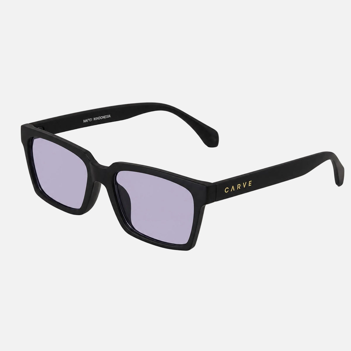 NUTTY PROFESSOR - GLOSS BLACK FRAME WITH VIOLET LENS