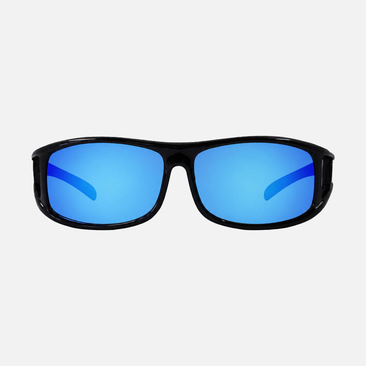 THE OBJECTIVE WITH GLOSS BLACK FRAME, GREY LENS WITH BLUE IRIDIUM
