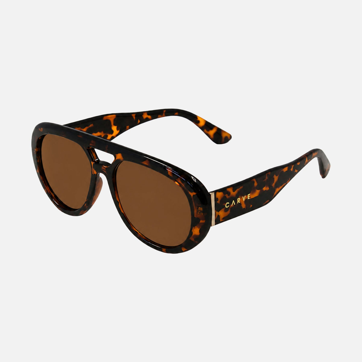 PALOMA - GLOSS TORT FRAME WITH BROWN LENS