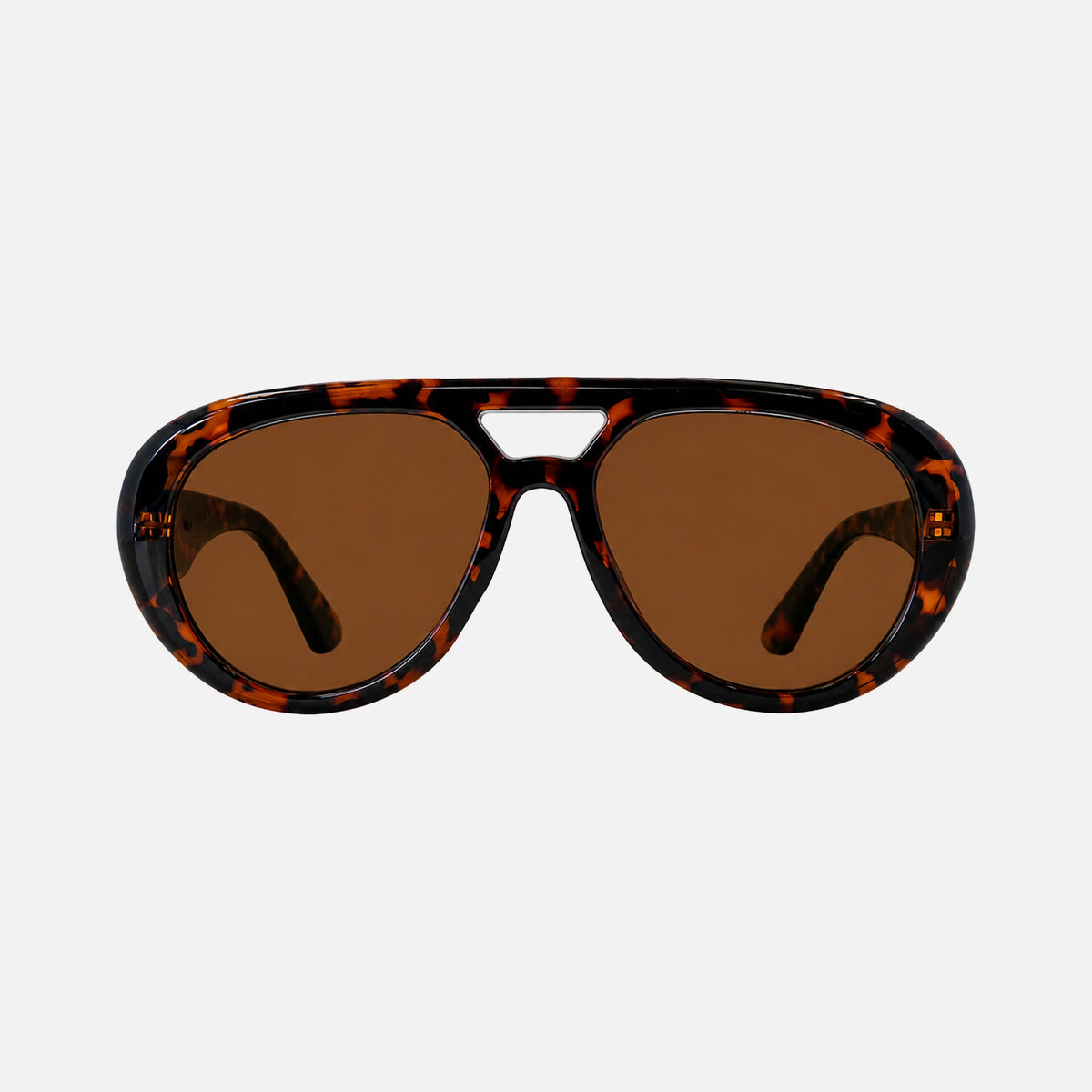 PALOMA - GLOSS TORT FRAME WITH BROWN LENS