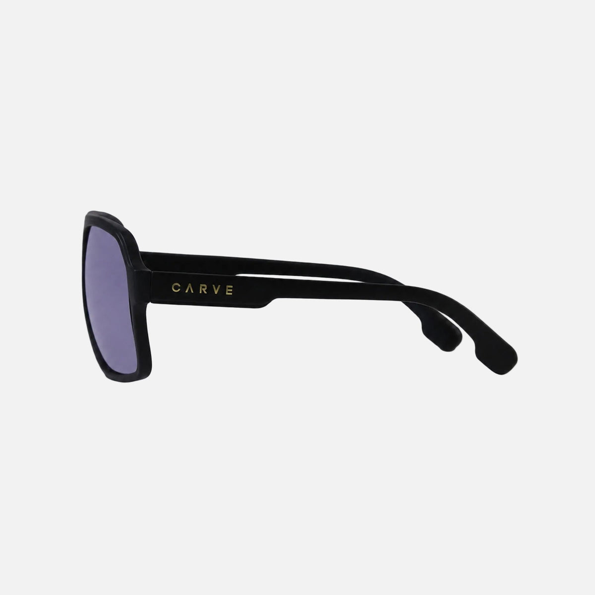 RESTLESS SOUL - MATTE BLACK FRAME WITH VIOLET LENS