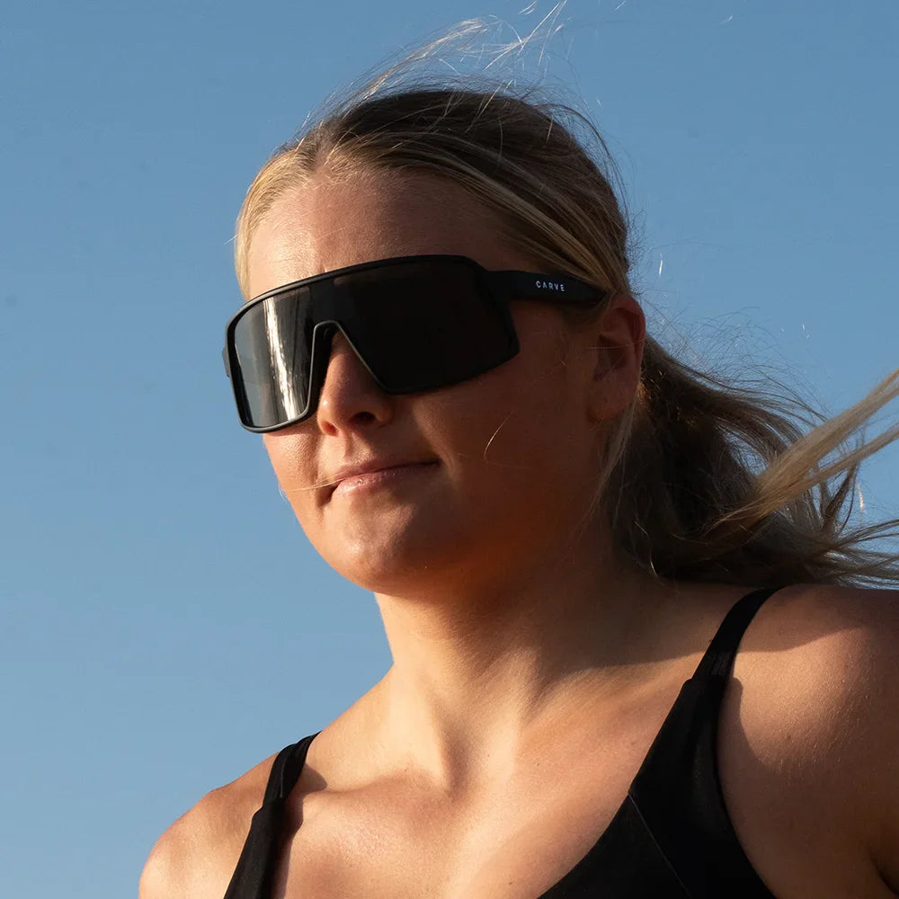 Sierra - Frame: Matte Black <br> Lens: Grey
