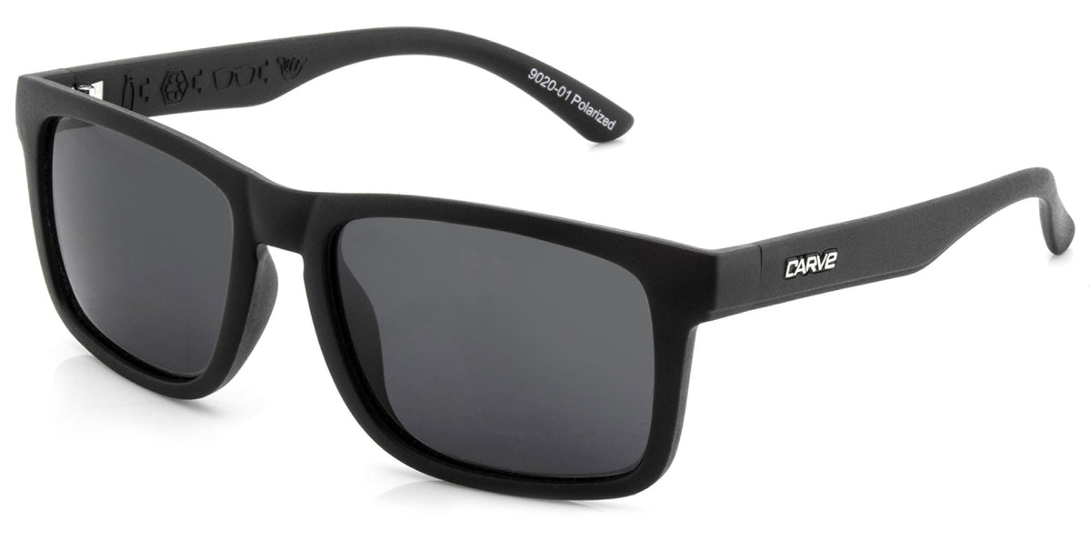 Goblin - Polarized Matt Black Frame Recycled Sunglasses