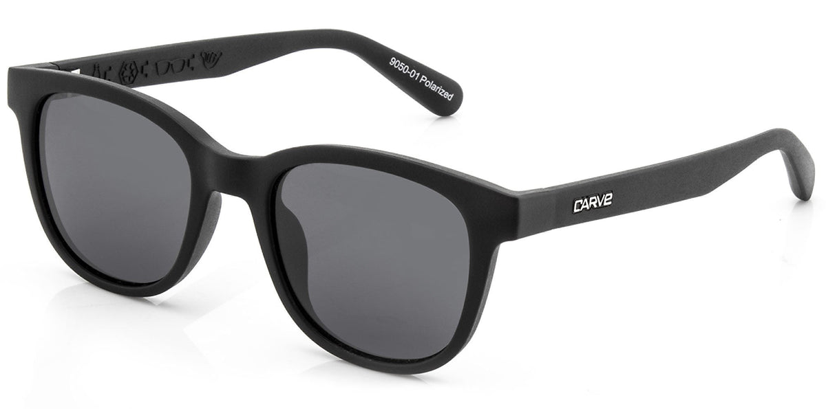 Homeland - Injected Polarized Matt Black Frame Recycled Sunglasses