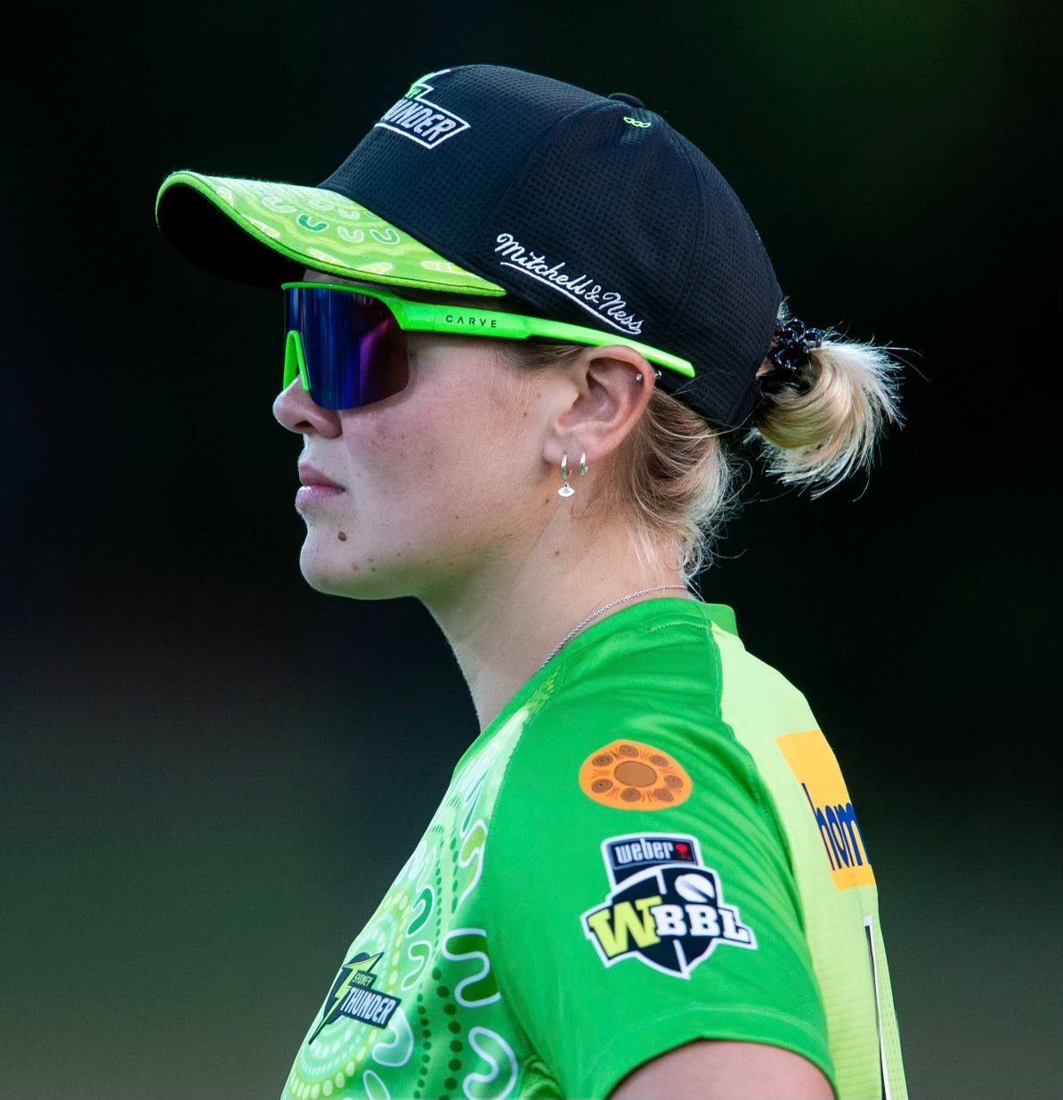 Velocity - Frame: Gloss Lime <br> Lens: Rose with External Green Iridium