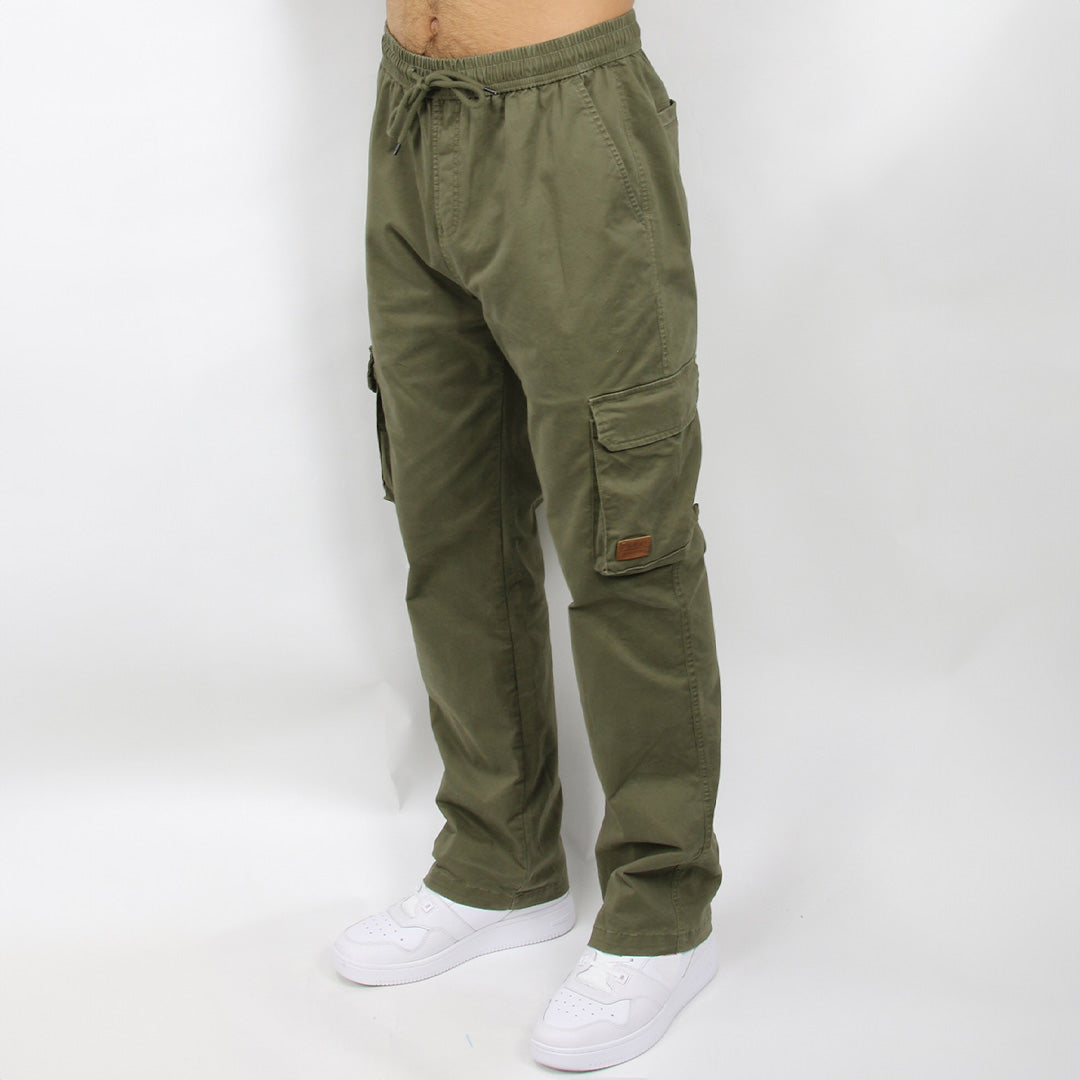 Combat - Mens Elastic Waist Cargo Pant